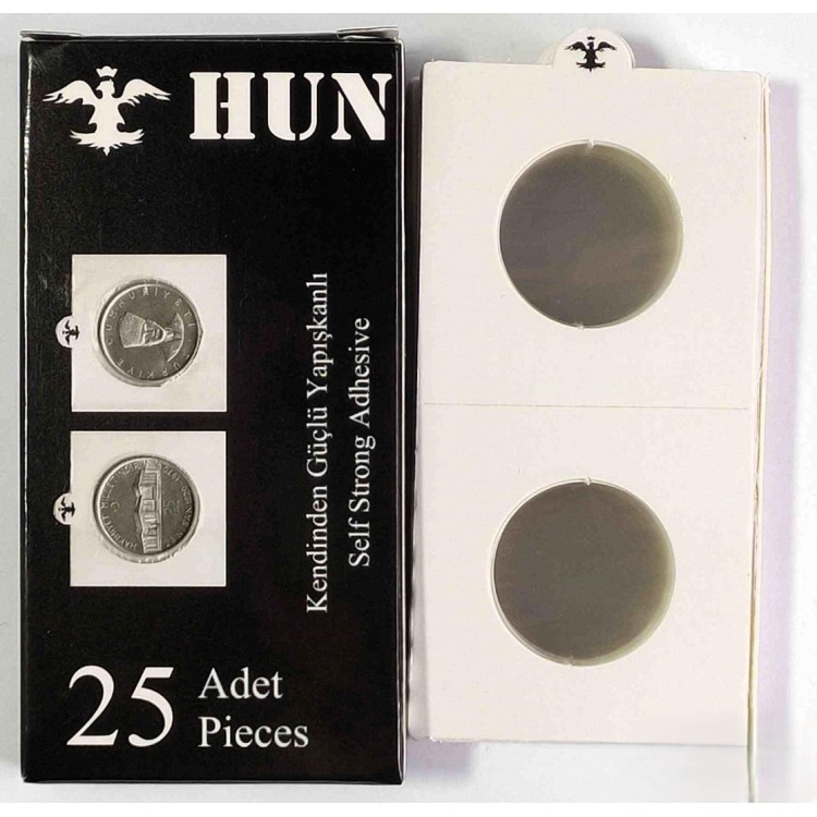 Madeni Para Karton Kapama 17.5 mm, Kendinden Yapışkanlı - Sticker'sız (25 ADET, 1 KUTU)