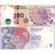Arjantin 100 Pesos 2012 P#358d Eva Perón ÇİL UNC kağıt para