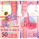 Aruba 50 Florin 2019 P#23 ÇİL/UNC Kağıt Para ön ve arka yüz banknot görseli