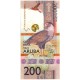 Aruba 200 Florin 2019 P#25 ÇİL/UNC Kağıt Para ön ve arka yüz banknot görseli