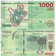 BURUNDİ 1000 FRANK (AMAFARANGA) 2021, P#51, ÇİL, ESKİ YABANCI KAĞIT PARA