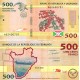 BURUNDİ 500 FRANK (AMAFRANGA) 2023, P#50, ÇİL, ESKİ YABANCI KAĞIT PARA