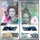 DOĞU KARAYİPLER 100 DOLAR POLYMER 2019, P#60, ÇİL, ESKİ YABANCI KAĞIT PARA