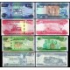 ETİYOPYA 5-10-50-100 BIRR 4 LÜ SET, ÇİL, ESKİ YABANCI KAĞIT PARA