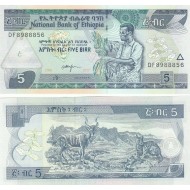 ETİYOPYA 5 BİRR 2017, P#47h, ÇİL, ESKİ YABANCI KAĞIT PARA ETİYOPYA 5 BİRR 2017, P#47h, ÇİL, ESKİ YABANCI KAĞIT PARA