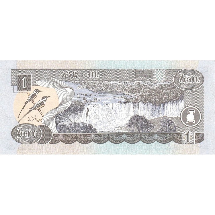 ETİYOPYA 1 BİRR 2006, P#46d, ÇİL, ESKİ YABANCI KAĞIT PARA