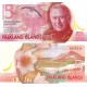 Falkland Adaları 5 Pound 2025 P#20 ÇİL/UNC Polimer Kağıt Para ön ve arka yüz banknot görseli