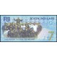 FİJİ 7 DOLAR 2017 P#120, HATIRA, RUGBY TAKIMININ ZAFERİ,  ÇİL, ESKİ YABANCI KAĞIT PARA