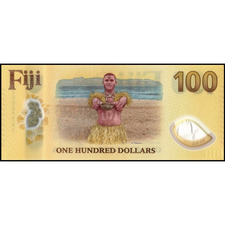 FİJİ 100 DOLAR 2026 POLYMER, P#129, ÇİL, ESKİ YABANCI KAĞIT PARA