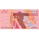 FİLDİŞİ SAHİLİ (BATI AFRİKA DEVLETLERİ) 1000 FRANC 2025 P#115Ay, ÇİL, ESKİ YABANCI KAĞIT PARA