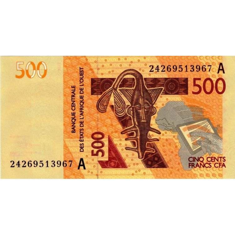 FİLDİŞİ SAHİLİ (BATI AFRİKA DEVLETLERİ) 500 FRANC 2024 P#119Am, ÇİL, ESKİ YABANCI KAĞIT PARA FİLDİŞİ SAHİLİ (BATI AFRİKA DEVLETLERİ) 500 FRANC 2024 P#119Am, ÇİL, ESKİ YABANCI KAĞIT PARA
