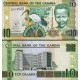 GAMBİA 10 DALASIS 2013, P#26c, ÇİL, ESKİ YABANCI KAĞIT PARA