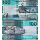 GAMBİA 100 DALASIS 2023, P#41c, ÇİL, ESKİ YABANCI KAĞIT PARA