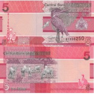 GAMBİA 5 DALASİS 2019, P#37, ÇİL, ESKİ YABANCI KAĞIT PARA