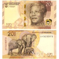 Güney Afrika 20 Rand 2023 P#149 ÇİL/UNC Kağıt Para Güney Afrika 20 Rand 2023 P#149 ÇİL/UNC Kağıt Para
