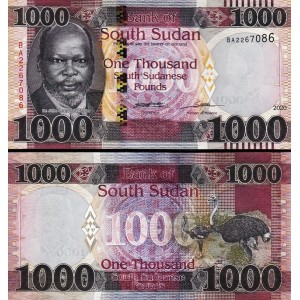 GÜNEY SUDAN 1000 POUND 2020, P#17, ÇİL, ESKİ YABANCI KAĞIT PARA GÜNEY SUDAN 1000 POUND 2020, P#17, ÇİL, ESKİ YABANCI KAĞIT PARA