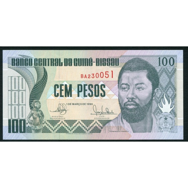 GİNE BİSSAU 100 PESO 1990, P#11, ÇİL, ESKİ YABANCI KAĞIT PARA GİNE BİSSAU 100 PESO 1990, P#11, ÇİL, ESKİ YABANCI KAĞIT PARA