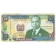 Kenya 10 Shillings 1989 P#24a ÇİL UNC kağıt banknot