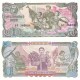 North Korea 1 Won 1978 P#18b Banknot North Korea 1 Won 1978 P#18b ÇİL UNC kağıt banknot