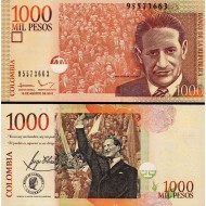 KOLOMBİYA 1000 PESO 2015, P-456t, ÇİL, ESKİ YABANCI KAĞIT PARA