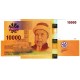 KOMORLAR (COMOROS-COMORES) 10000 FRANC 2025 (2026), P#19d, ÇİL ESKİ YABANCI KAĞIT PARA