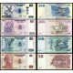 KONGO 50-100-200-500 FRANC 2022, 4 LÜ SET, YABANCI KAĞIT PARA "ÇİL"