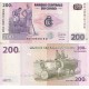 KONGO 50-100-200 FRANC 2022, 3 LÜ SET, YABANCI KAĞIT PARA "ÇİL"