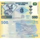 Kongo 500 Frank 2022 P#96d banknot