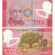 KOSTA RİKA 1000 COLONES 2013 POLYMER, P#274b, ÇİL, ESKİ YABANCI KAĞIT PARA