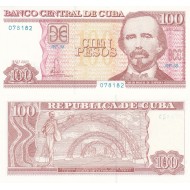 KÜBA 100 PESO 2023, P#129, ÇİL, ESKİ YABANCI KAĞIT PARA