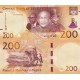 Lesotho 200 Maloti 2021 P#30a ÇİL/UNC Kağıt Para ön ve arka yüz banknot görseli