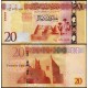 LİBYA 20 DİNAR 2016, P-83, ÇİL, ESKİ YABANCI KAĞIT PARA