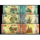 MADAGASKAR 100-200-500 FRANCS 2017, 3 LÜ SET, YABANCI KAĞIT PARA "ÇİL"