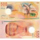 Maldivler 500 Rufiyaa 2015 P#30 ÇİL/UNC Polimer Kağıt Para ön ve arka yüz banknot görseli