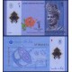 MALEZYA 1 RİNGİT 2025 POLYMER, P#51d, ÇİL, ESKİ YABANCI KAĞIT PARA
