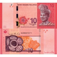 MALEZYA 10 RİNGİT 2025, P#53d, ÇİL, ESKİ YABANCI KAĞIT PARA