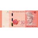 Malezya 10 Ringgit 2011 P#53a ÇİL UNC kağıt banknot