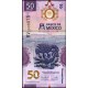 MEKSİKA 50 PESO 2023 POLYMER, P#133e1, ÇİL, ESKİ YABANCI KAĞIT PARA