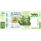 Meksika 200 Peso 2024 P#140/2024(1) ÇİL/UNC Hatıra Kağıt Para ön ve arka yüz banknot görseli