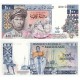 Moritanya 100 Ouguiya 1975 P#3A ÇİL/UNC Kağıt Para ön ve arka yüz banknot görseli