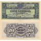 Mozambik 20 Centavos 1933 P#R29 ÇİL UNC kağıt para