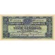 Mozambik 20 Centavos 1933 P#R29 ÇİL UNC kağıt para