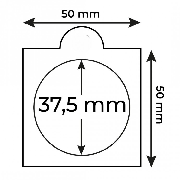 37.5 mm Tekli Sticker'sız Madeni Para Karton Kapama Madeni para karton kapama 37.5 mm kendinden yapışkanlı 1 adet