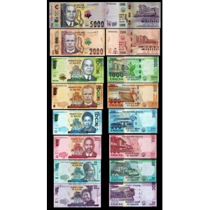 Malavi 20-50-100-200-500-1000-2000-5000 Kwacha 2020-2024 8'li Set ÇİL/UNC