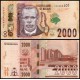 Malavi 2000 Kwacha 2021 P#70a ÇİL/UNC kağıt para