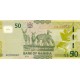 Namibia 50 Dollar 2019 P#13c ÇİL/UNC Kağıt Para ön ve arka yüz