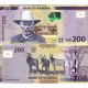 Namibia 200 Dollar 2022 P#15d ÇİL/UNC Kağıt Para ön ve arka yüz banknot görseli