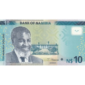 NAMİBİA 10 DOLAR 2021, P#16, ÇİL, ESKİ YABANCI KAĞIT PARA