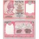 NEPAL 5 RUPİ 2005 (kırmızı portre), P#53a, ÇİL, ESKİ YABANCI KAĞIT PARA