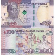 Nijerya 100 Naira 2024 Hatıra P#41 ÇİL/UNC Kağıt Para